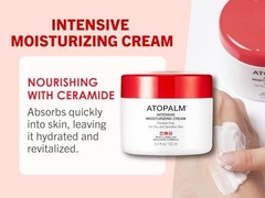 ATOPALM Intensive Moisturizing Cream for Dry & Sensitive Skin, Face Moisturizer,