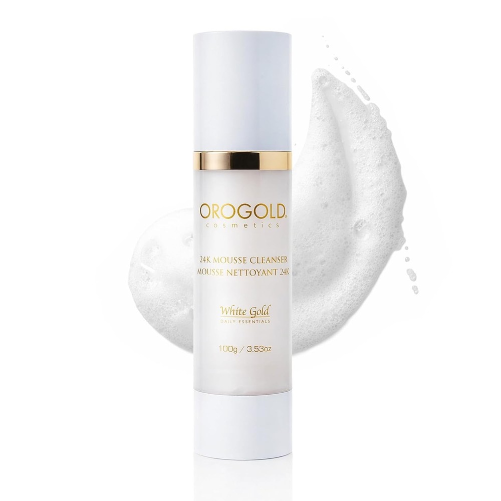Orogold White Gold 24K Anti Aging Facial Cleanser – 100 Ml / 3.38 Fl. Oz.