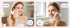 Face Towels,Disposable Clean Towels for Face,100 Count Facial Cleansing
