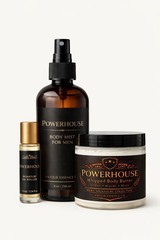 Powerhouse Bundle Men’s Oil Roller Body Mist Body Butter Gift Set
