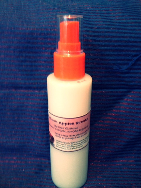 BABY POWDER Scent – All Natural Goat&rsquo;s Milk Lotion Spray! Spritz!