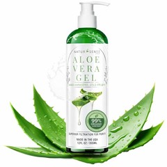 99% Organic Aloe Vera for , Skin & Hair – Cold Pressed, Unscented