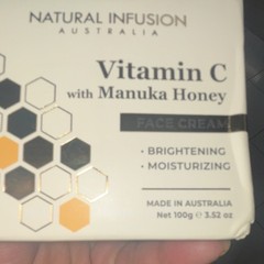 Natural Infusion Australia Vitamin C Manuka Honey Brightening Face Cream 100g
