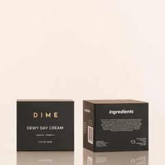 DIME Beauty Dewy Day Cream, Morning Face Moisturizer+Rosehip Oil+Snow Mush-1.7oz