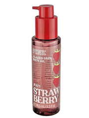 VICTORIA&rsquo;S SECRET PINK JUICY STRAWBERRY GLAZED SKIN BODY OIL 3.3 oz 98ml NEW