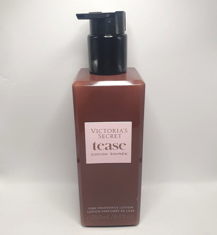 VICTORIA&rsquo;S SECRET TEASE COCOA SOIREE FRAGRANCE BODY LOTION 8.4 FL OZ