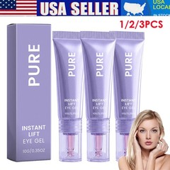 1-3X NEW PURE Instant Lift Eye Gel 0.35 Oz Reduces Puffiness Bags & Fine Lines