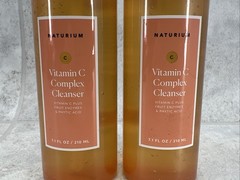 2x Vitamin C Complex Cleanser Naturium Vit C Plus Fruit Enzymes 7.1 fl oz. New