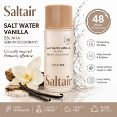 NEW Saltair Salt Water Vanilla 5% AHA Serum Deodorant 1.70 fl oz