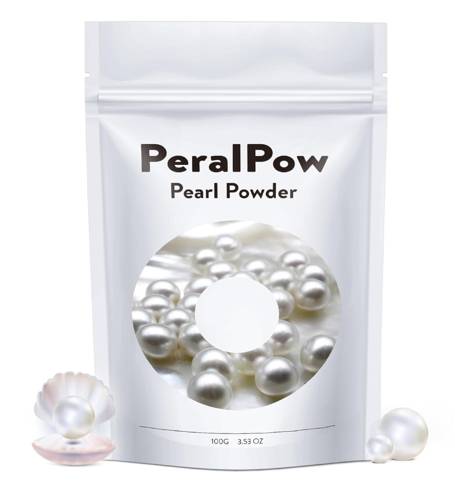 Pearl Powder Organic, 100G 100% Natural DIY Skincare, Anti-Aging, Minimizes Pore