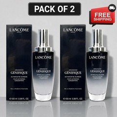 NEW Lancome Advanced Genifique Youth Activating Concentrate 3.38oz /100ml 2 pack