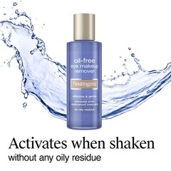 Neutrogena Gentle Oil-Free Eye Makeup Remover & 8 Fl Oz (Pack of 1), blue