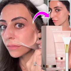 Collagen Night Wrapping Mask Overnight Peel Off For Natural Glowing Skin Care