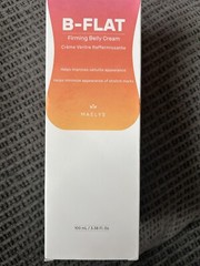 MAELYS B-FLAT Belly Firming Cream 100 ml NIB Fades the Stretch Marks.