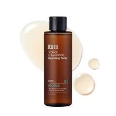 ACWELL Licorice pH 5.5 Balancing Korean Toner and Cleansing 5.07 fl.oz.