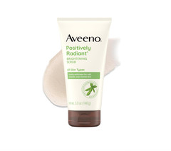Aveeno Positively Radiant Skin Brightening Exfoliating Daily Face Wash Scrub5Oz​