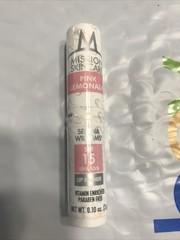 MISSION SKINCARE By SERENA WILLIAMS Lip Balmer PINK LEMONADE SPF15 sealed NWOB