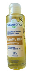 Natessence Nourishing Organic Sesame Oil 100ml rich in omega 6 & 9 exp 05/26/27