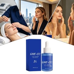 GHK Copper Peptide Facial Serum 1% GHK-Cu wrinkles crow&rsquo;s feet Hair Shedding