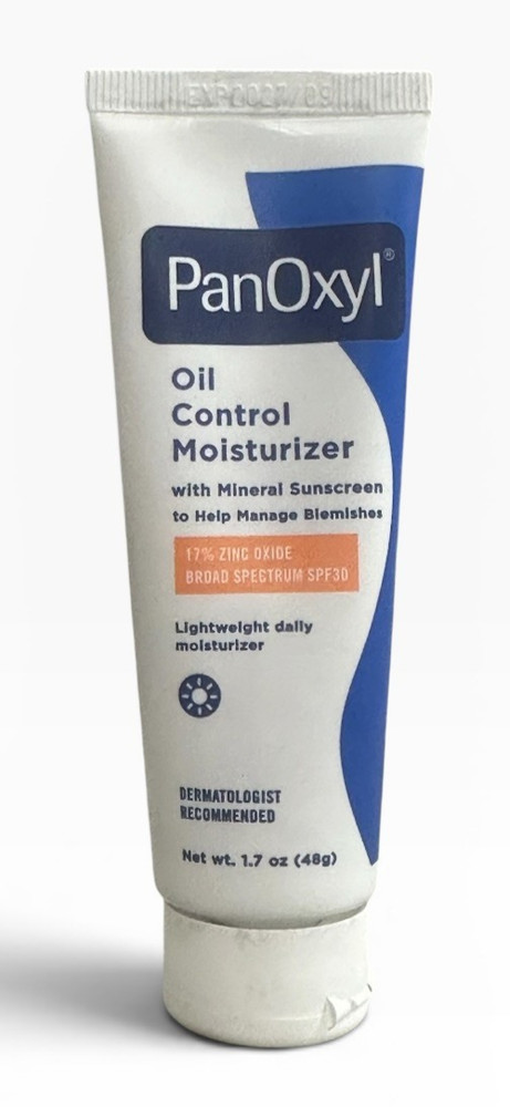 PanOxyl Oil Control Moisturizer 1.7oz SPF 30 Mineral Sunscreen Exp 9/27