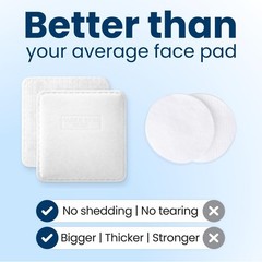 Clean Skin Club Clean² Pads 2.0 [NEW & Improved Edges] Guaranteed Not to Shed &
