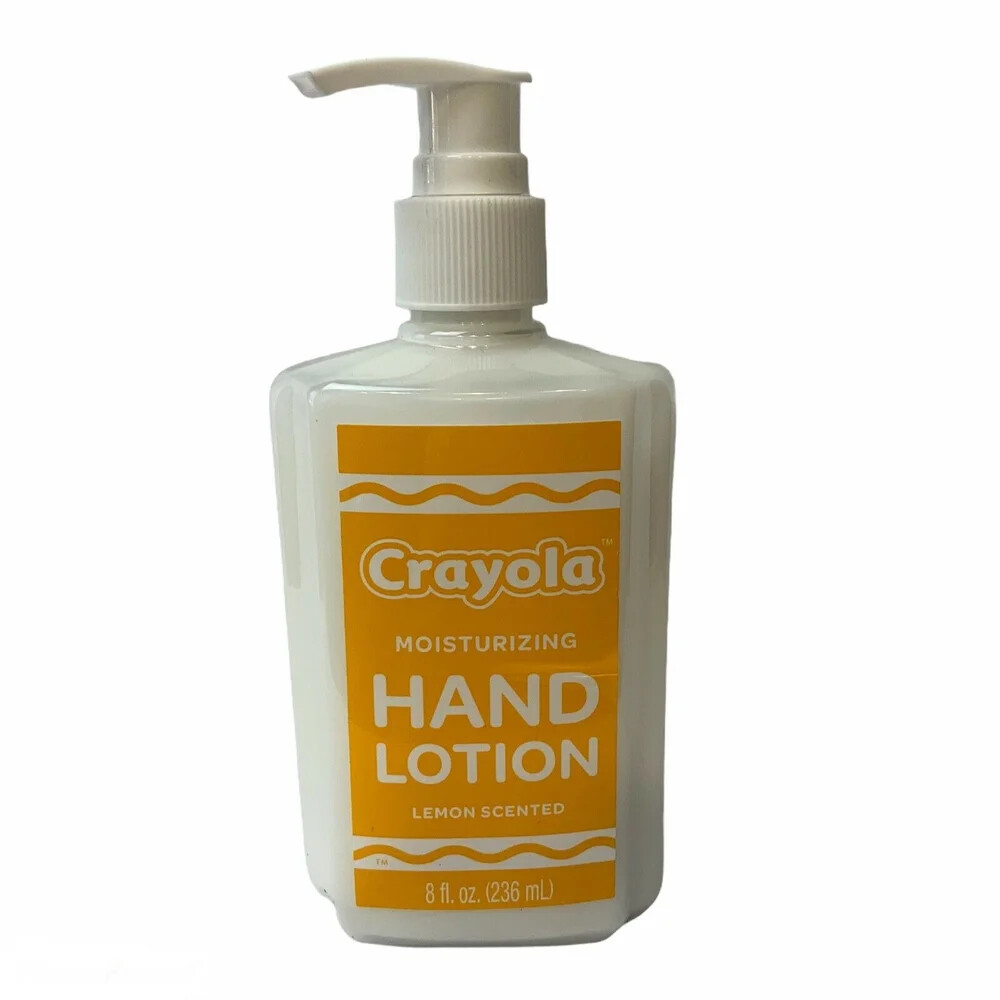 Crayola Moisturizing Hand Lotion, Lemon Scented, 8 fl oz.