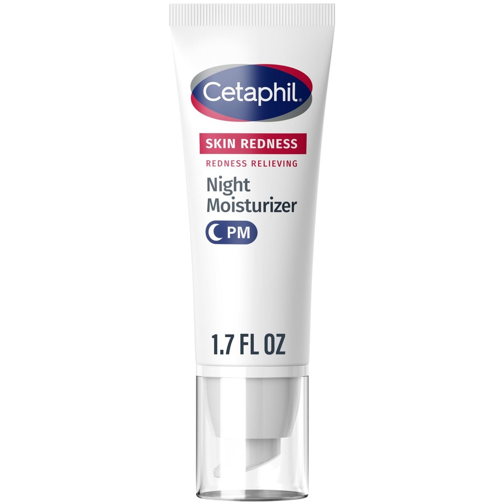 Cetaphil Redness Relieving Night Cream Face 1.7 Fl Oz (Pack of 1), white