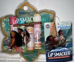 Moana Lip Smacker Best Flavor Forever 4pc. Lip Balm Set With Zip Pouch