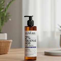 Luxura Sciences 2% Salicylic Acid Face Wash with Niacinamide, Aloe Vera