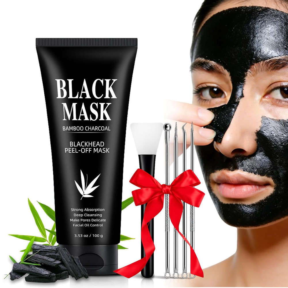 Blackhead Remover Mask, Charcoal Peel off Face Mask 3.53Oz, Black Head Remover f