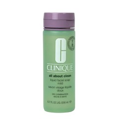 Clinique All About Clean Liquid Facial Soap (Dry Combination) 6.7oz/200ml *NEW*