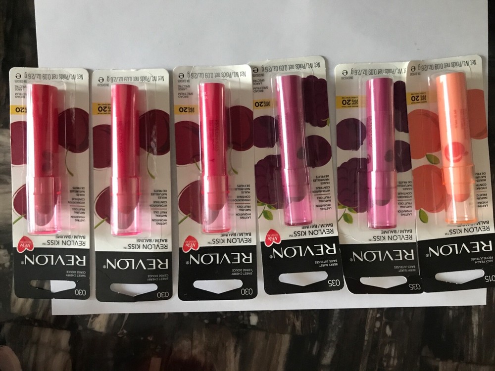 REVLON KISS BALM 010-015-030-035 (3×12) $4.00 EACH YOU PICK YOUR COLORS