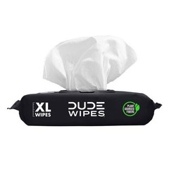 DUDE Wipes XL Flushable Wipes 480 Ct Fragrance Free Moisturizing 8 Sealed Packs