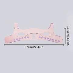Threefold Pressurized Adjustable Face Sculpting Sleep Mask Elastic Slimming Stra