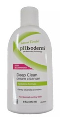 3 Pack Phisoderm Deep Clean Cream Cleanser Normal to Dry Skin Soothing 6 oz Each