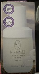 Licorne Vegan Rice Serum AHA-PHA 45ml Intense Hydration Pore Refining