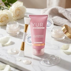 Yuri Korean Beauty Collagen Night Wrapping Mask Skincare Facial Hydrating