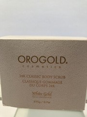 orogold cosmetics 24k classic body scrub 9.7 oz new/sealed