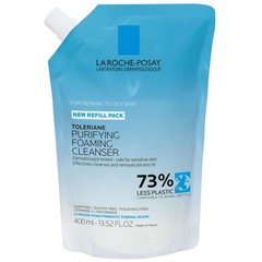 Oil-Free Foaming Facial Cleanser with Niacinamide & Ceramides, Pore Cleanser for