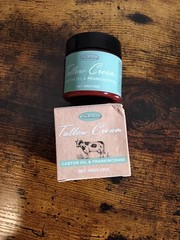 Organic Tallow Cream Castor Oil & Frankincense 60g/2.12 Oz, 2pk, by Woodsleep
