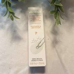 Pacifica Clean Shot Mushrooms + Caffeine 7% Solution Puffiness Sandalwood 0.8oz