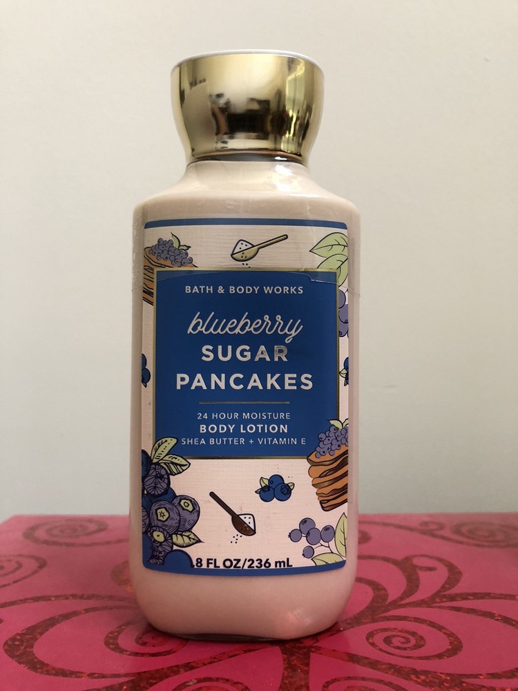 Bath & Body Works BLUEBERRY SUGAR PANCAKES 8 oz Body Lotion Originals SEALED