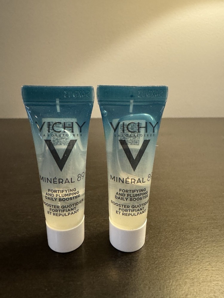 Vichy Mineral 89 Booster Serum .16 oz 5 ml Travel Size NEW X2