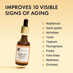 ECLAT GLOW UP VITAMIN C SERUM Wrinkles Fine Lines Melasma Hyperpigmentation 30ml