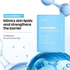 2x ZealSea Cicalix & Ceramidbar Face Masks Skincare,Allinone Proven Derm Solutio