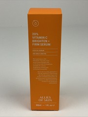 New In Box Allies Of Skin 20% Vitamin C Brighten Firm Serum 30 ML Exp 08/2027