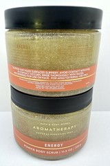 NEW 2-pack ENERGY PUMICE SCRUB Orang/ Ginger 11.5oz Bath Body Works Aromatherapy