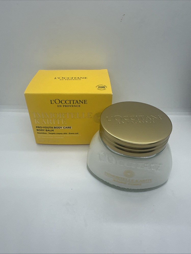 L’Occitane Immortelle Karité Body Balm 6.9oz Firming Crepey Skin Treatment New