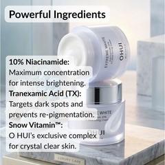 OHUI Extreme White Niacinamide 10% TX Melatoning Cream Set Dark Spot Brightening