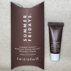 Summer Fridays Midnight Ritual Retinol Renewal Face Serum MINI .16oz 5ml in Tube